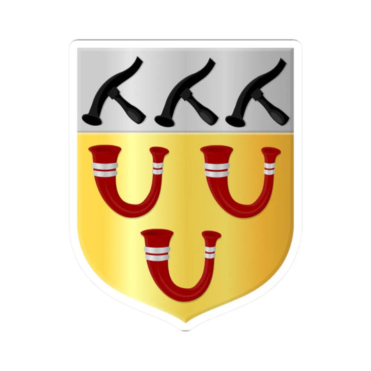 Loon op Zand-wapen (Netherlands) (Coat of Arms) STICKER Vinyl Kiss-Cut Decal 2 Inch White - The Sticker Space