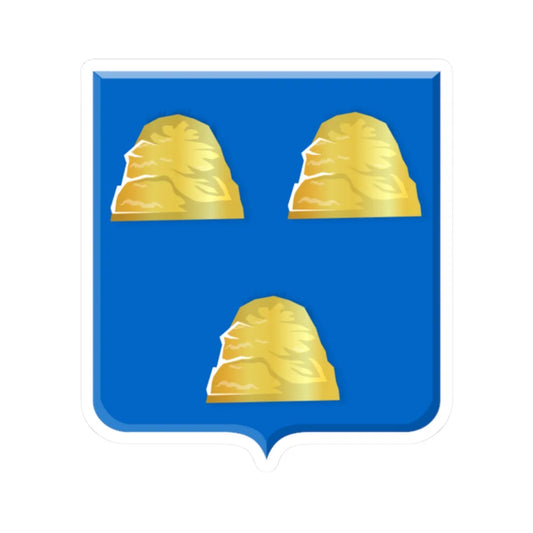 Loosduinen wapen (Netherlands) (Coat of Arms) STICKER Vinyl Kiss-Cut Decal 2 Inch White - The Sticker Space