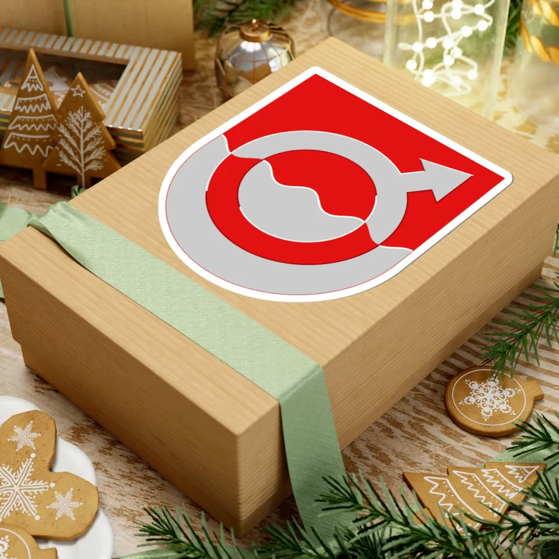 Loppi vaakuna (Finland) (Coat of Arms) STICKER Vinyl Kiss-Cut Decal - The Sticker Space