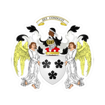 Lord Borthwick coat of arms (Scotland) (Coat of Arms) STICKER Vinyl Kiss-Cut Decal 2 Inch White - The Sticker Space
