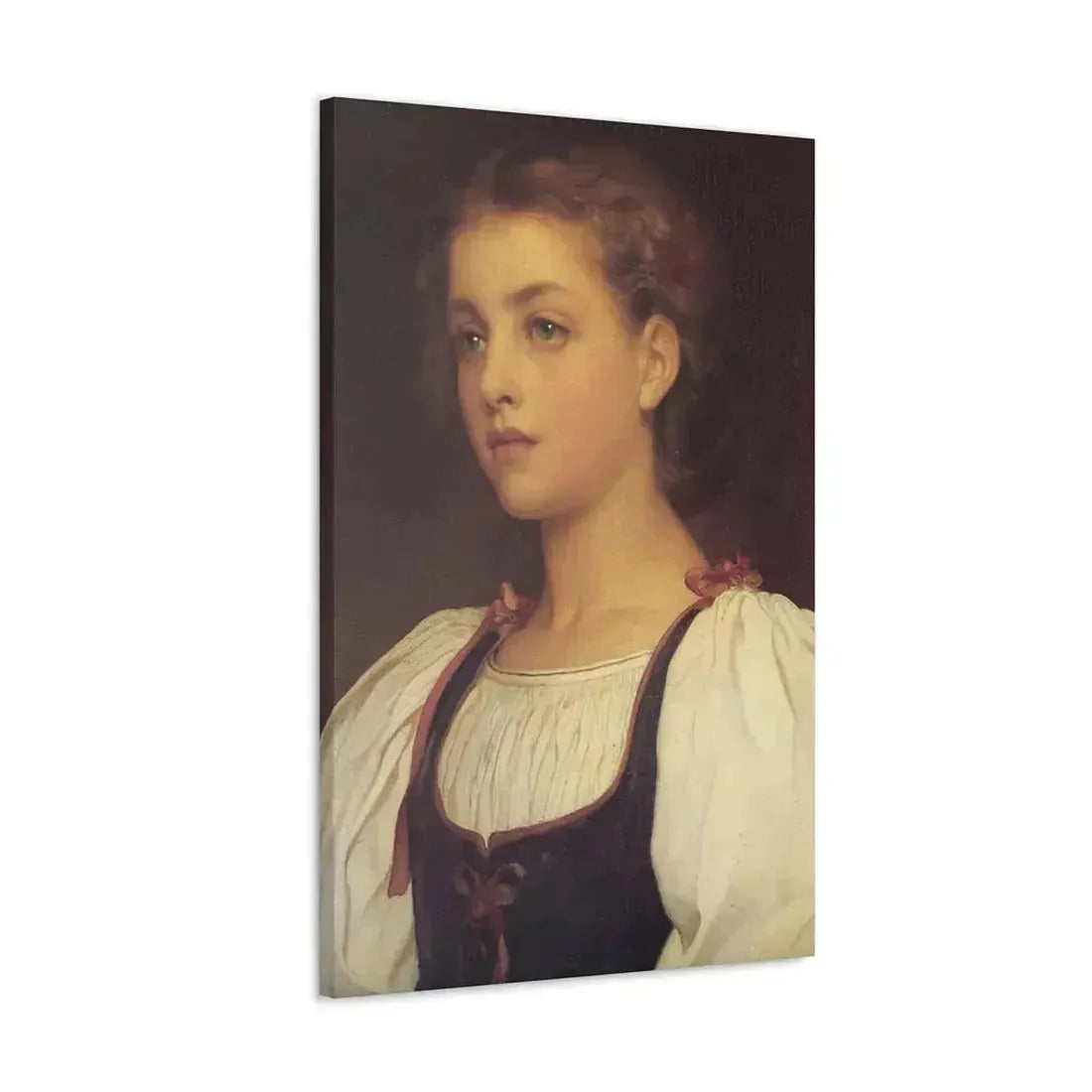 Lord Frederick Leighton (1830-1896) Biondina 1879 - Canvas Wall Art - The Sticker Space