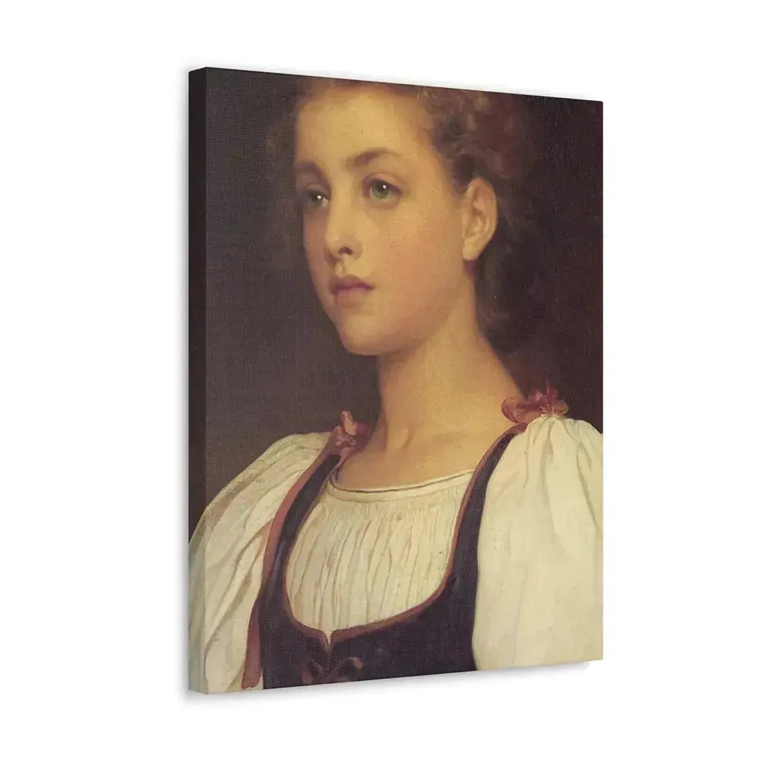 Lord Frederick Leighton (1830-1896) Biondina 1879 - Canvas Wall Art - The Sticker Space