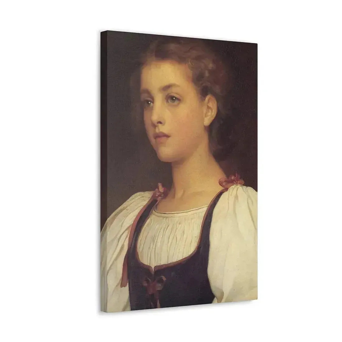 Lord Frederick Leighton (1830-1896) Biondina 1879 - Canvas Wall Art - The Sticker Space