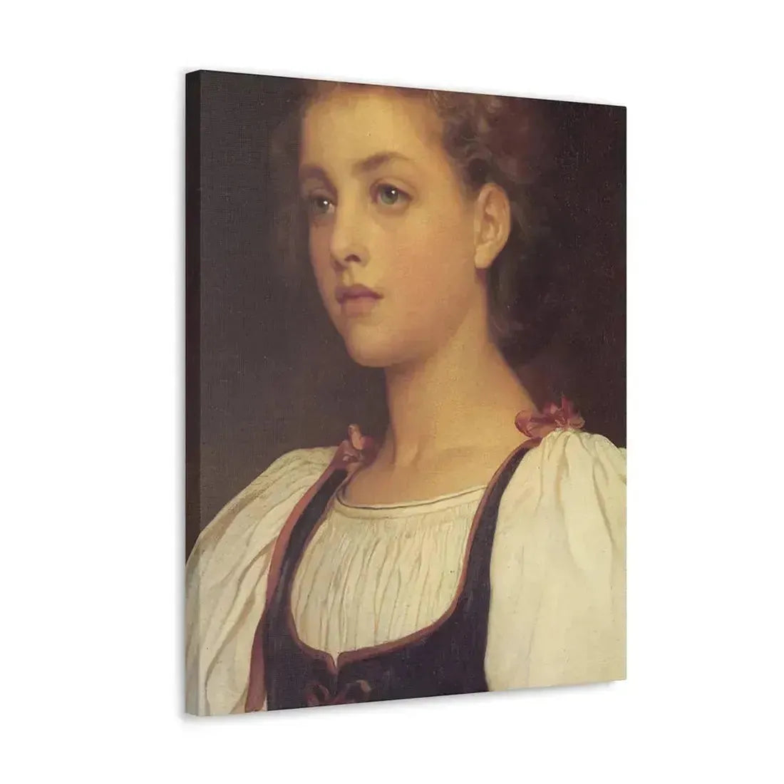Lord Frederick Leighton (1830-1896) Biondina 1879 - Canvas Wall Art - The Sticker Space