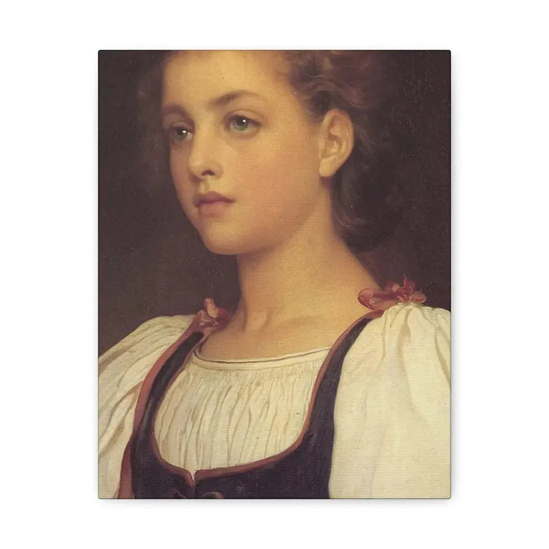 Lord Frederick Leighton (1830-1896) Biondina 1879 - Canvas Wall Art - The Sticker Space
