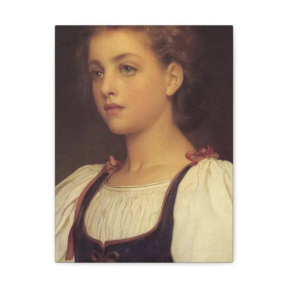 Lord Frederick Leighton (1830-1896) Biondina 1879 - Canvas Wall Art - The Sticker Space