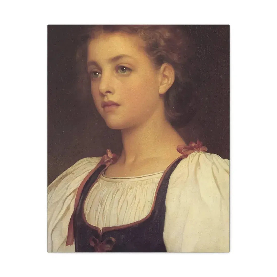 Lord Frederick Leighton (1830-1896) Biondina 1879 - Canvas Wall Art - The Sticker Space