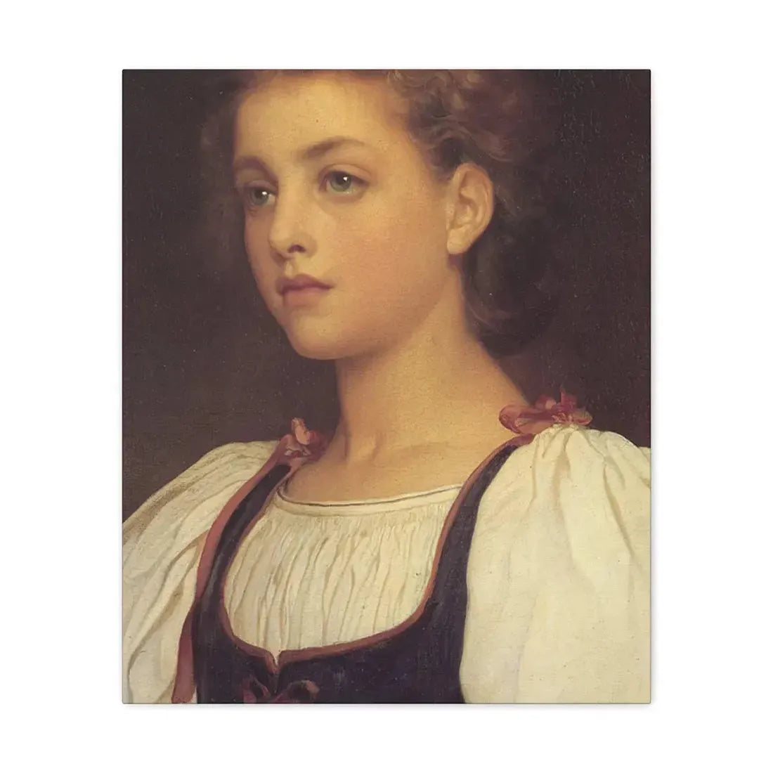 Lord Frederick Leighton (1830-1896) Biondina 1879 - Canvas Wall Art - The Sticker Space