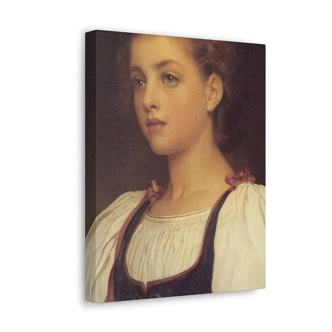 Lord Frederick Leighton (1830-1896) Biondina 1879 - Canvas Wall Art - The Sticker Space