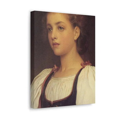 Lord Frederick Leighton (1830-1896) Biondina 1879 - Canvas Wall Art - The Sticker Space