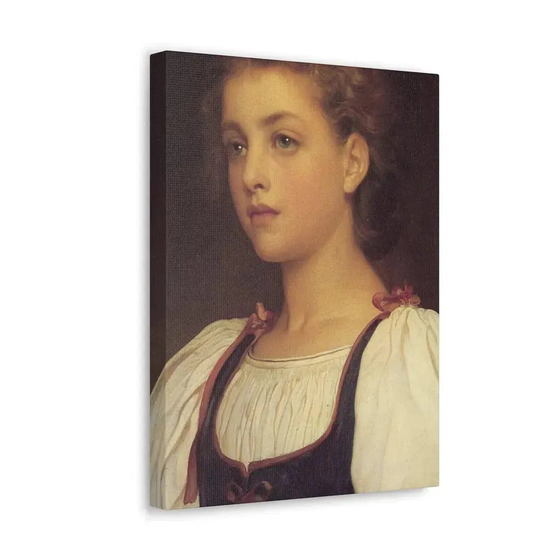 Lord Frederick Leighton (1830-1896) Biondina 1879 - Canvas Wall Art - The Sticker Space