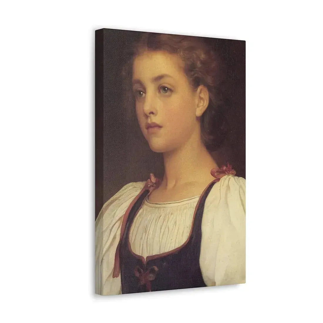Lord Frederick Leighton (1830-1896) Biondina 1879 - Canvas Wall Art - The Sticker Space