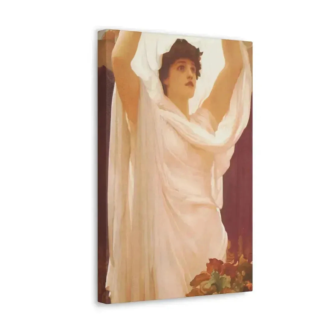 Lord Frederick Leighton (1830-1896) Invocation - Canvas Wall Art - The Sticker Space