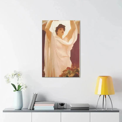 Lord Frederick Leighton (1830-1896) Invocation - Canvas Wall Art - The Sticker Space