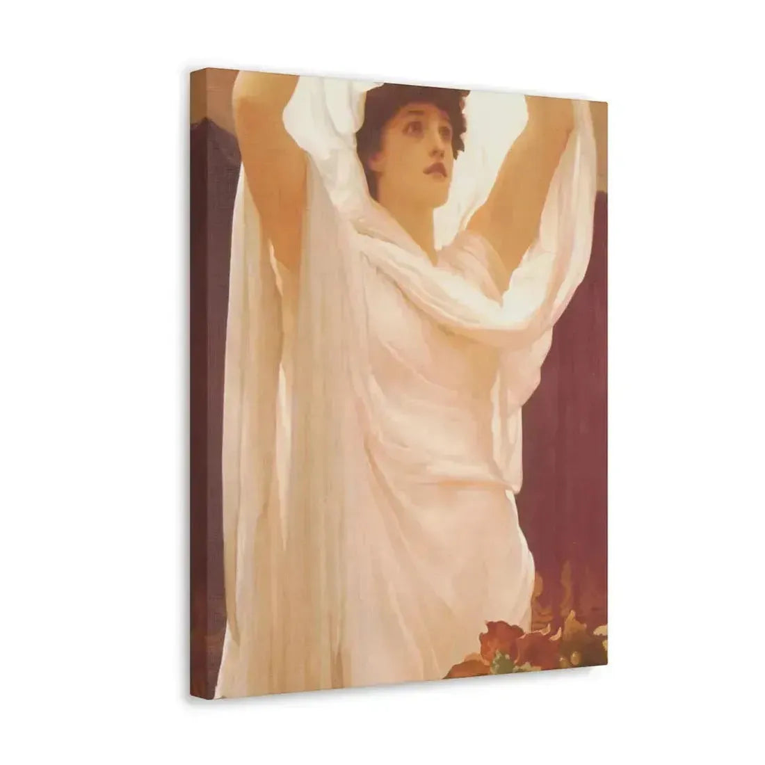 Lord Frederick Leighton (1830-1896) Invocation - Canvas Wall Art - The Sticker Space