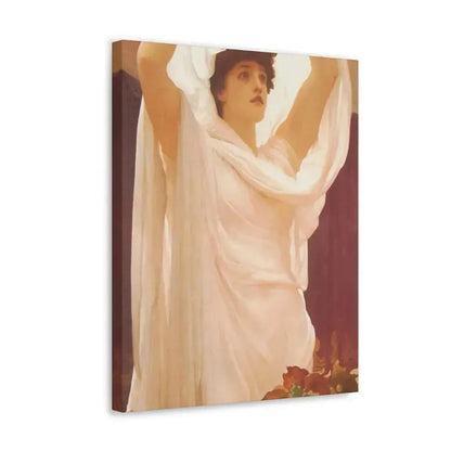 Lord Frederick Leighton (1830-1896) Invocation - Canvas Wall Art - The Sticker Space