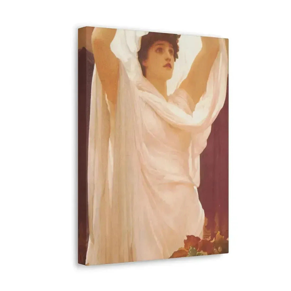 Lord Frederick Leighton (1830-1896) Invocation - Canvas Wall Art - The Sticker Space