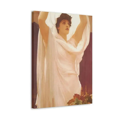 Lord Frederick Leighton (1830-1896) Invocation - Canvas Wall Art - The Sticker Space