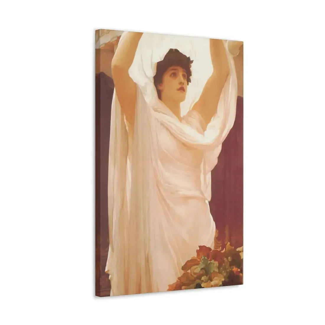 Lord Frederick Leighton (1830-1896) Invocation - Canvas Wall Art - The Sticker Space