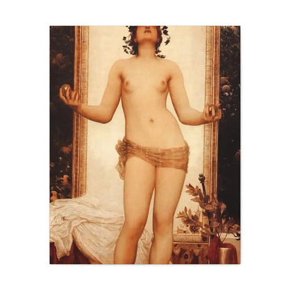 Lord Frederick Leighton (1830-1896) The Antique Juggling Girl - Canvas Wall Art 24″ x 30″ 1.25" - The Sticker Space