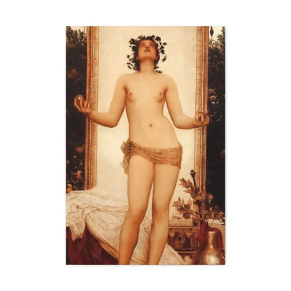 Lord Frederick Leighton (1830-1896) The Antique Juggling Girl - Canvas Wall Art 24″ x 36″ 1.25" - The Sticker Space