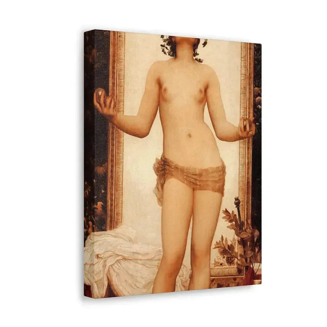 Lord Frederick Leighton (1830-1896) The Antique Juggling Girl - Canvas Wall Art - The Sticker Space