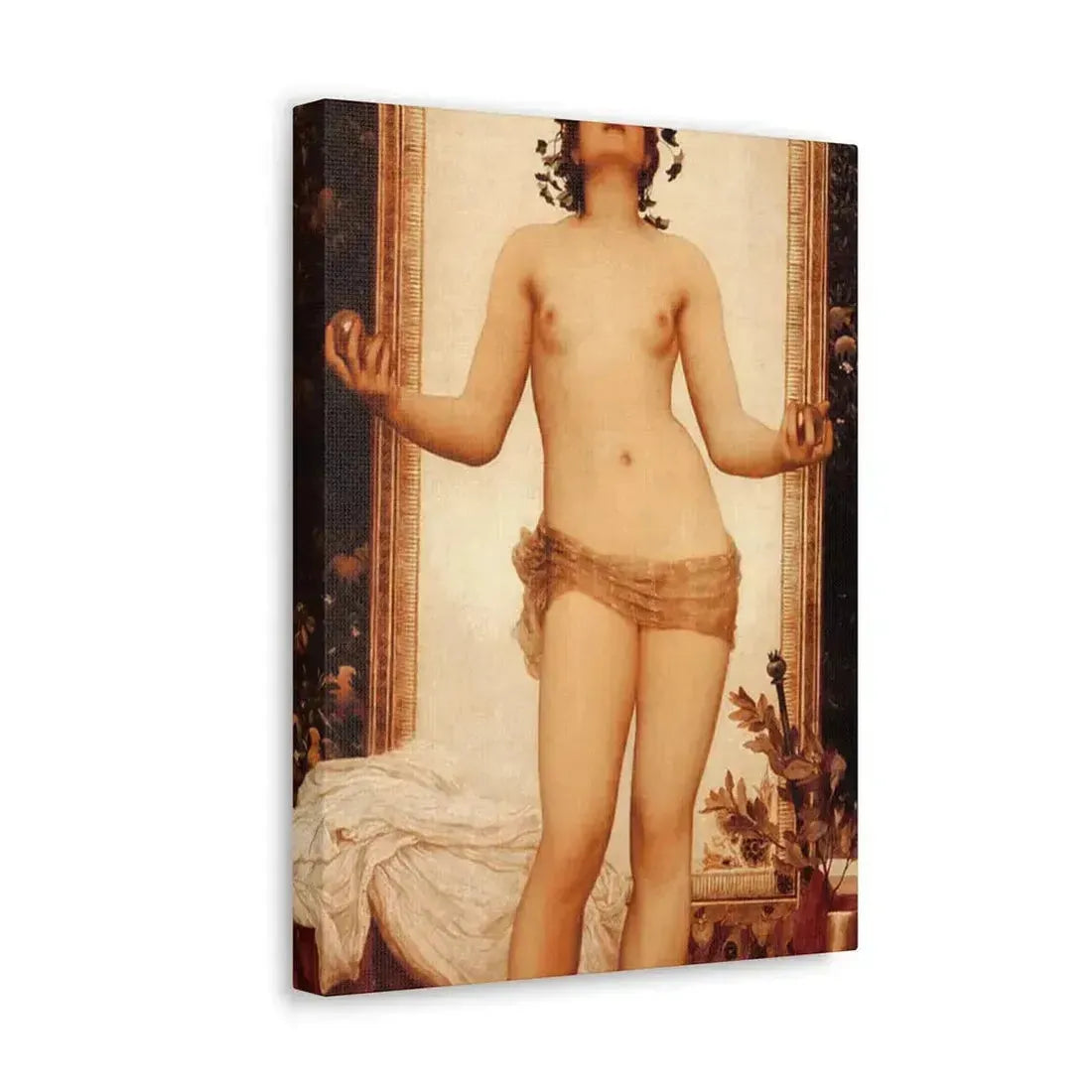 Lord Frederick Leighton (1830-1896) The Antique Juggling Girl - Canvas Wall Art - The Sticker Space