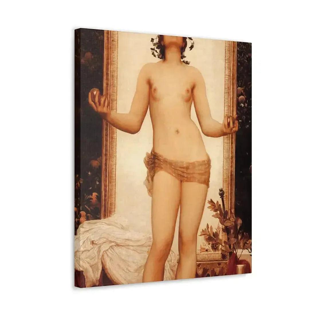 Lord Frederick Leighton (1830-1896) The Antique Juggling Girl - Canvas Wall Art - The Sticker Space