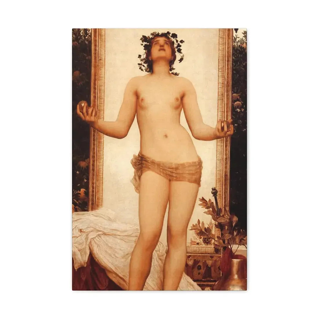 Lord Frederick Leighton (1830-1896) The Antique Juggling Girl - Canvas Wall Art - The Sticker Space