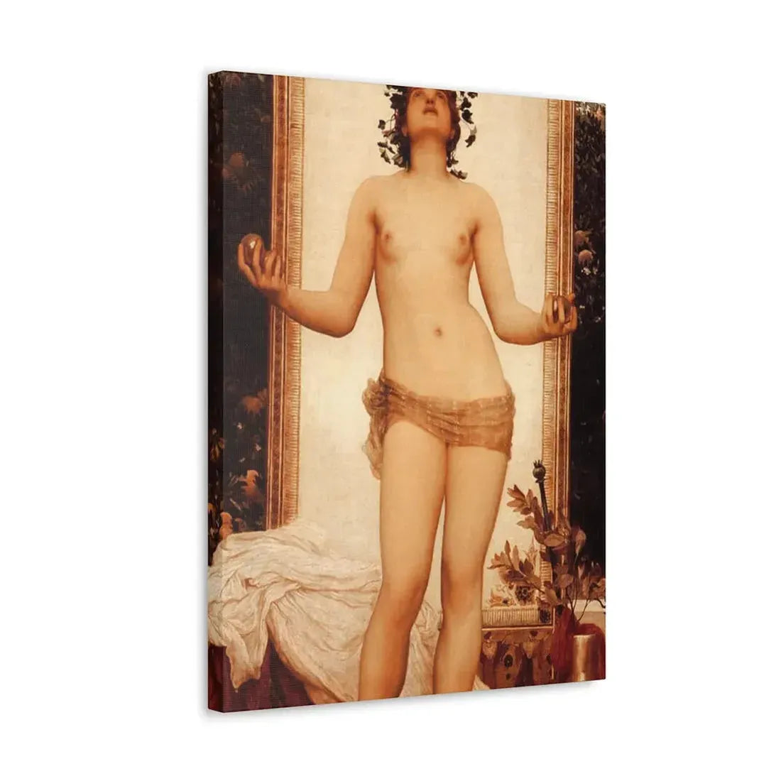 Lord Frederick Leighton (1830-1896) The Antique Juggling Girl - Canvas Wall Art - The Sticker Space
