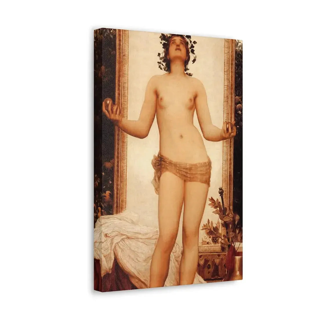 Lord Frederick Leighton (1830-1896) The Antique Juggling Girl - Canvas Wall Art - The Sticker Space