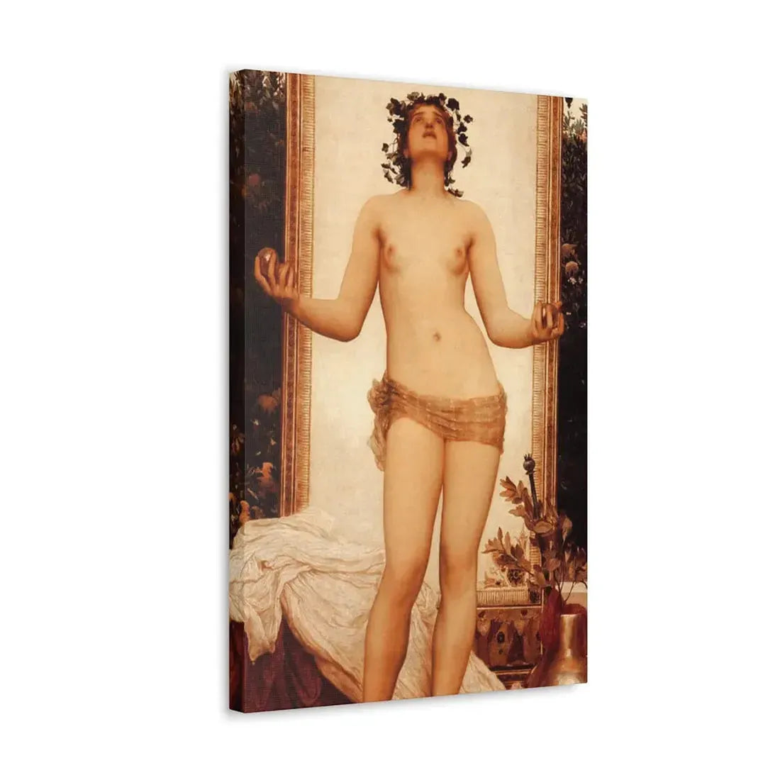 Lord Frederick Leighton (1830-1896) The Antique Juggling Girl - Canvas Wall Art - The Sticker Space