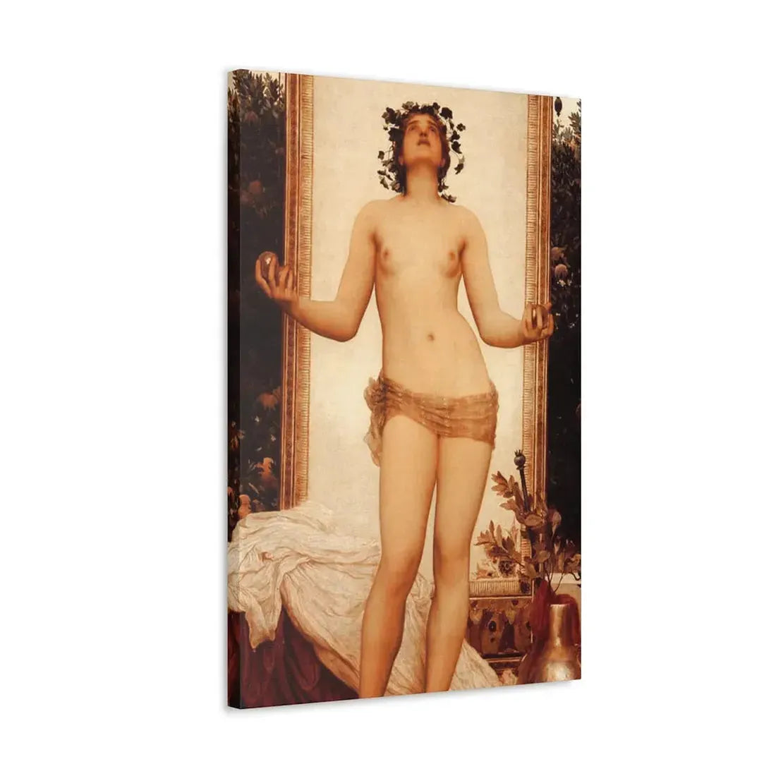 Lord Frederick Leighton (1830-1896) The Antique Juggling Girl - Canvas Wall Art - The Sticker Space