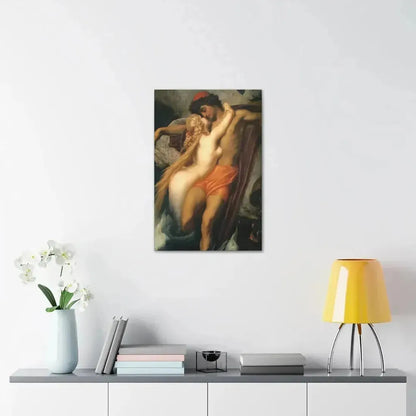 Lord Frederick Leighton (1830-1896) The Fisherman and the Syren c1856-c1858 - Canvas Wall Art - The Sticker Space