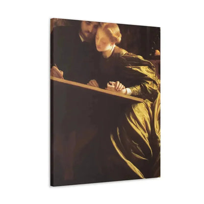 Lord Frederick Leighton (1830-1896) The Painter's Honeymoon c1864 - Canvas Wall Art - The Sticker Space