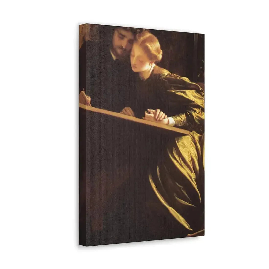 Lord Frederick Leighton (1830-1896) The Painter's Honeymoon c1864 - Canvas Wall Art - The Sticker Space