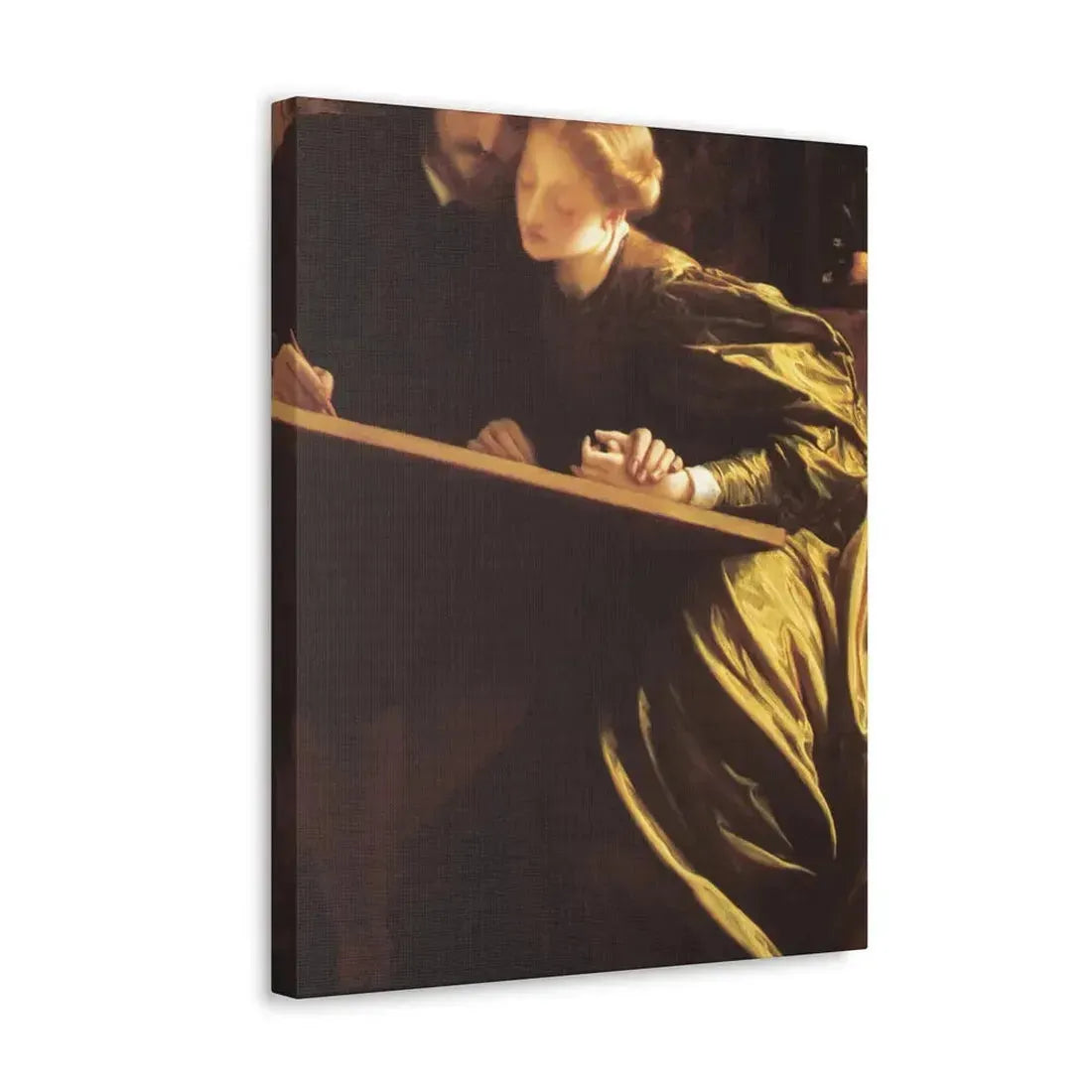 Lord Frederick Leighton (1830-1896) The Painter's Honeymoon c1864 - Canvas Wall Art - The Sticker Space