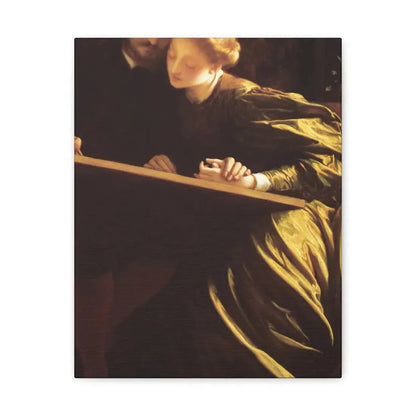 Lord Frederick Leighton (1830-1896) The Painter's Honeymoon c1864 - Canvas Wall Art - The Sticker Space