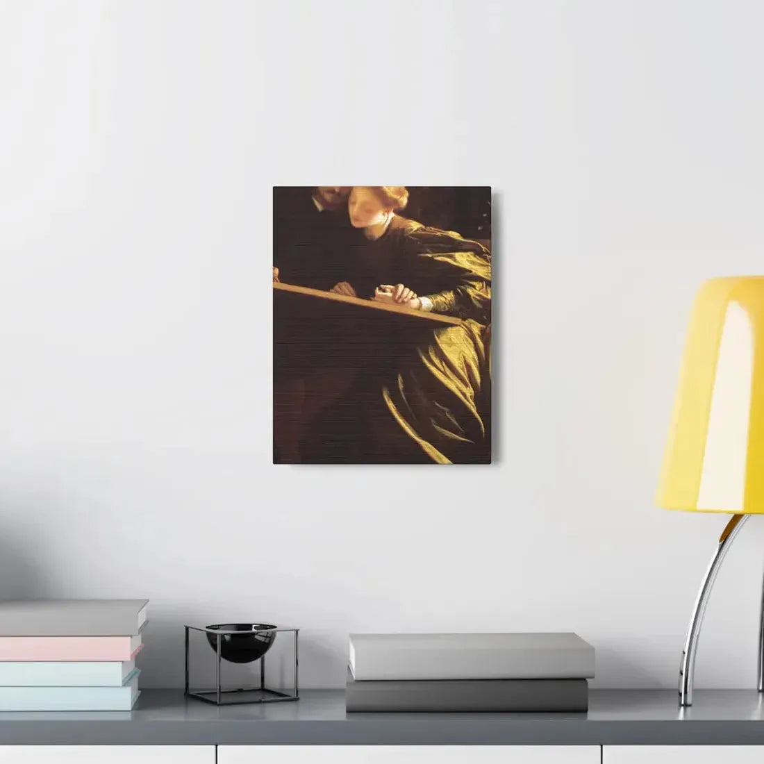 Lord Frederick Leighton (1830-1896) The Painter's Honeymoon c1864 - Canvas Wall Art - The Sticker Space