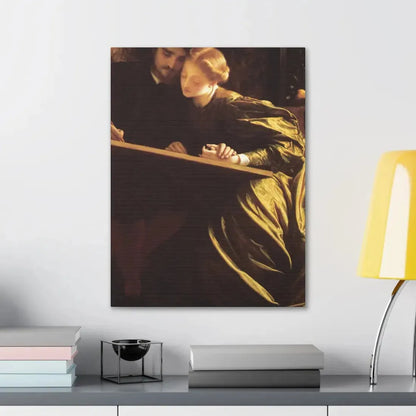 Lord Frederick Leighton (1830-1896) The Painter's Honeymoon c1864 - Canvas Wall Art - The Sticker Space