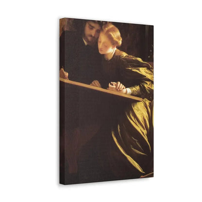 Lord Frederick Leighton (1830-1896) The Painter's Honeymoon c1864 - Canvas Wall Art - The Sticker Space