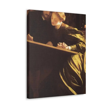 Lord Frederick Leighton (1830-1896) The Painter's Honeymoon c1864 - Canvas Wall Art - The Sticker Space
