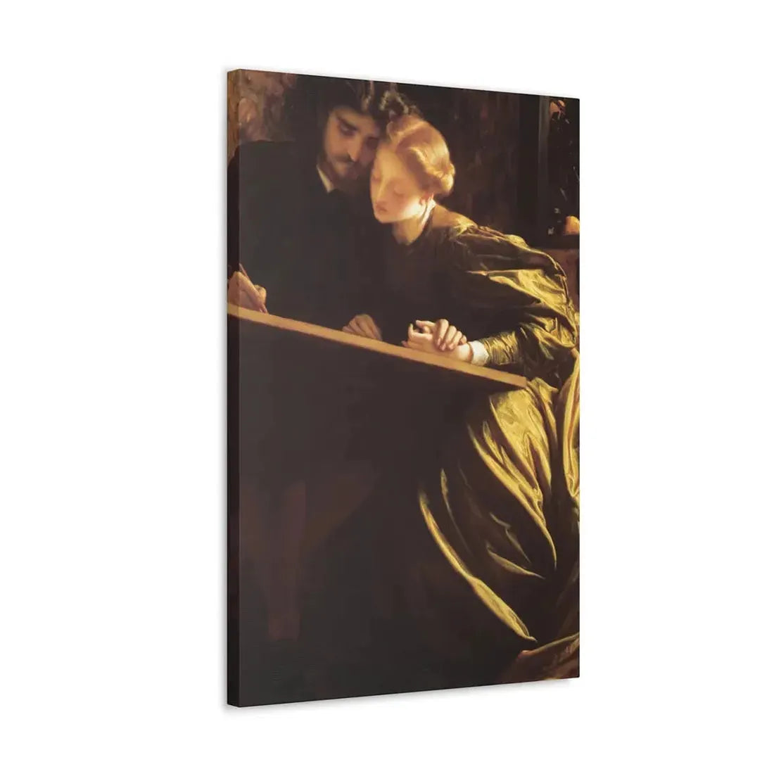 Lord Frederick Leighton (1830-1896) The Painter's Honeymoon c1864 - Canvas Wall Art - The Sticker Space