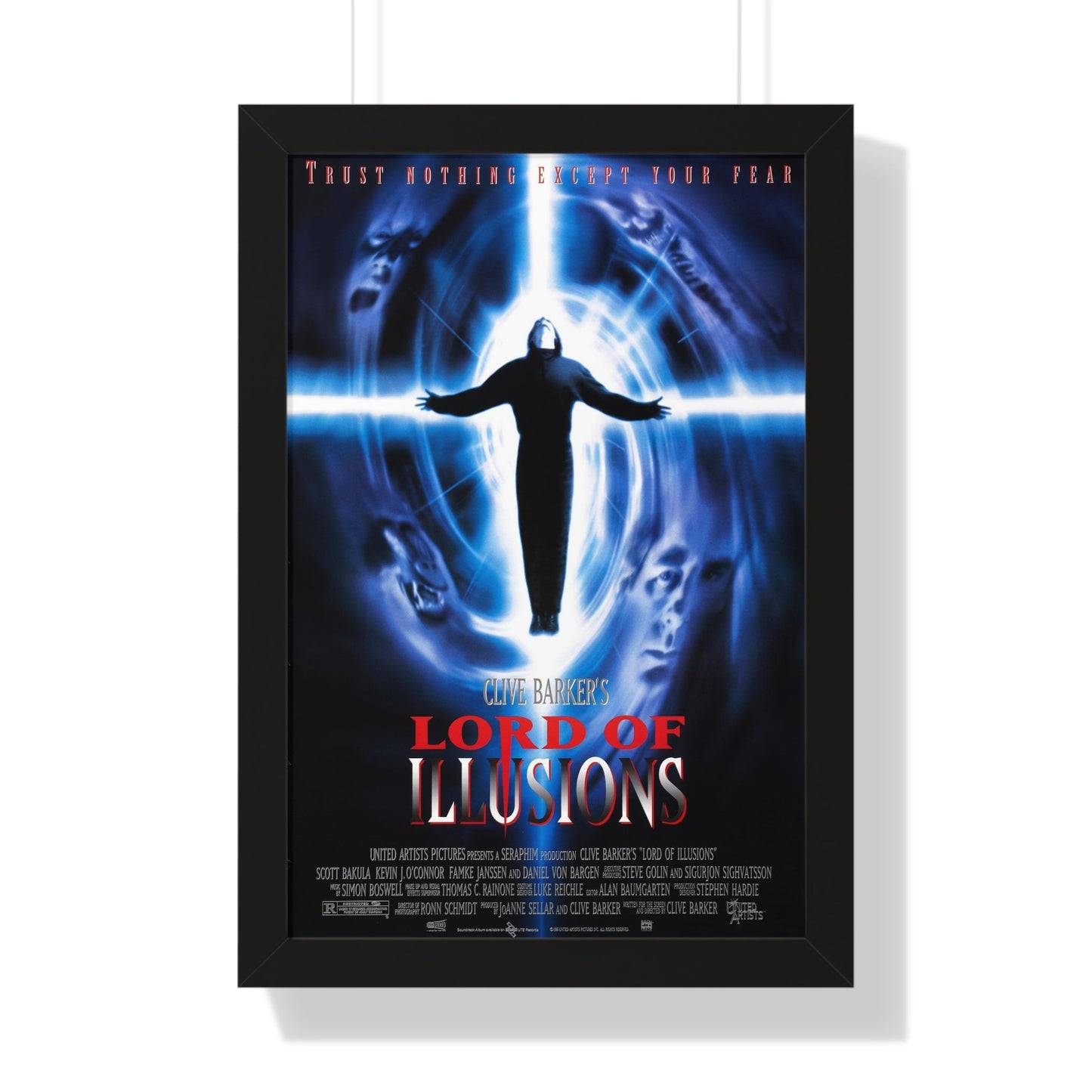 LORD OF ILLUSIONS 1995 - Framed Movie Poster-16″ x 24″-The Sticker Space