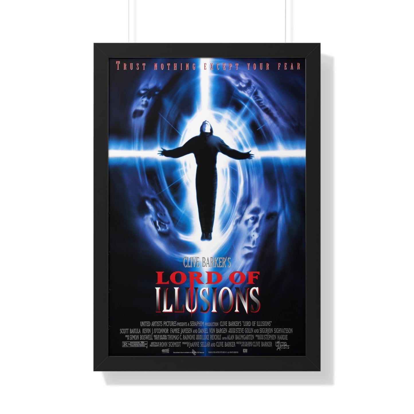 LORD OF ILLUSIONS 1995 - Framed Movie Poster-20" x 30"-The Sticker Space