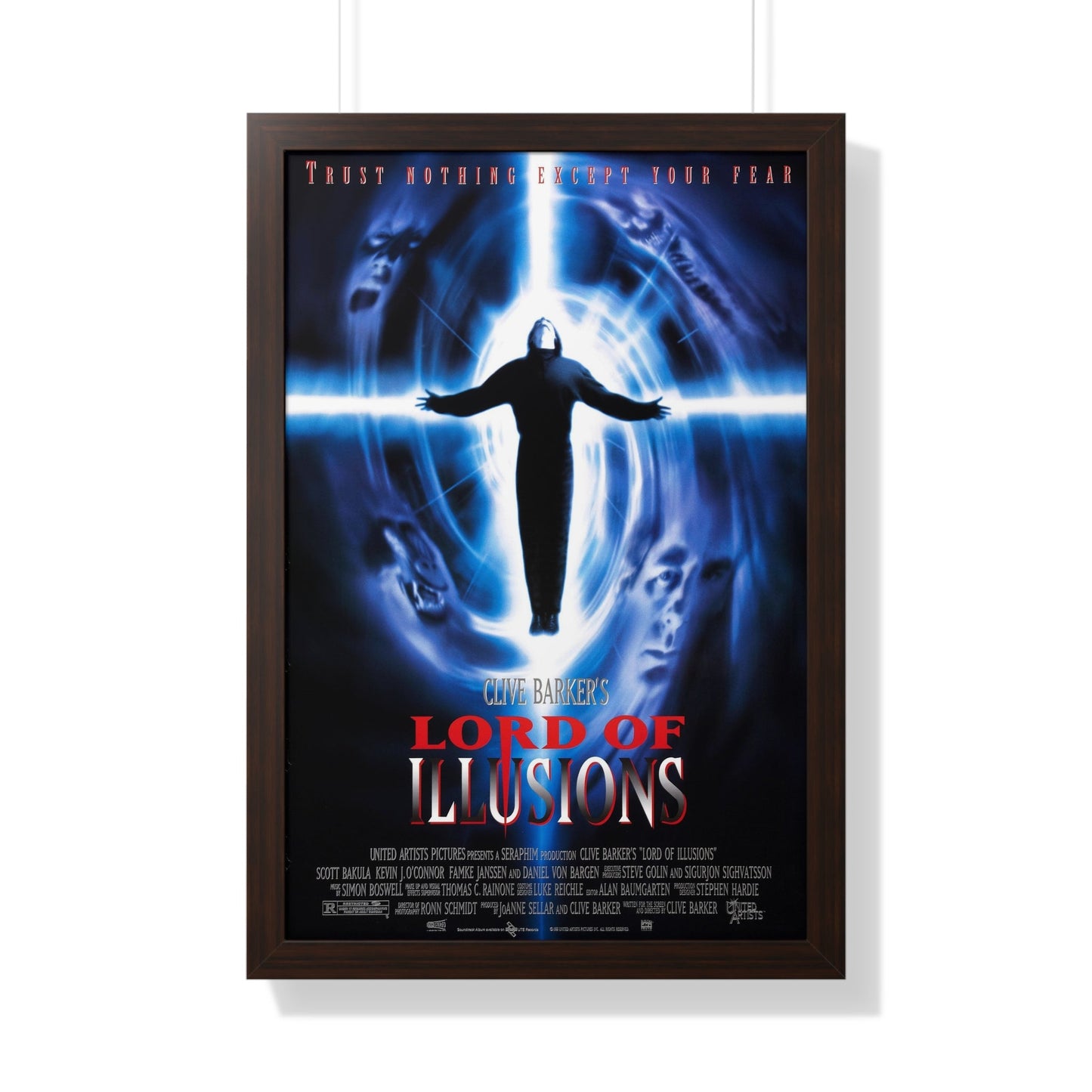 LORD OF ILLUSIONS 1995 - Framed Movie Poster-20" x 30"-The Sticker Space