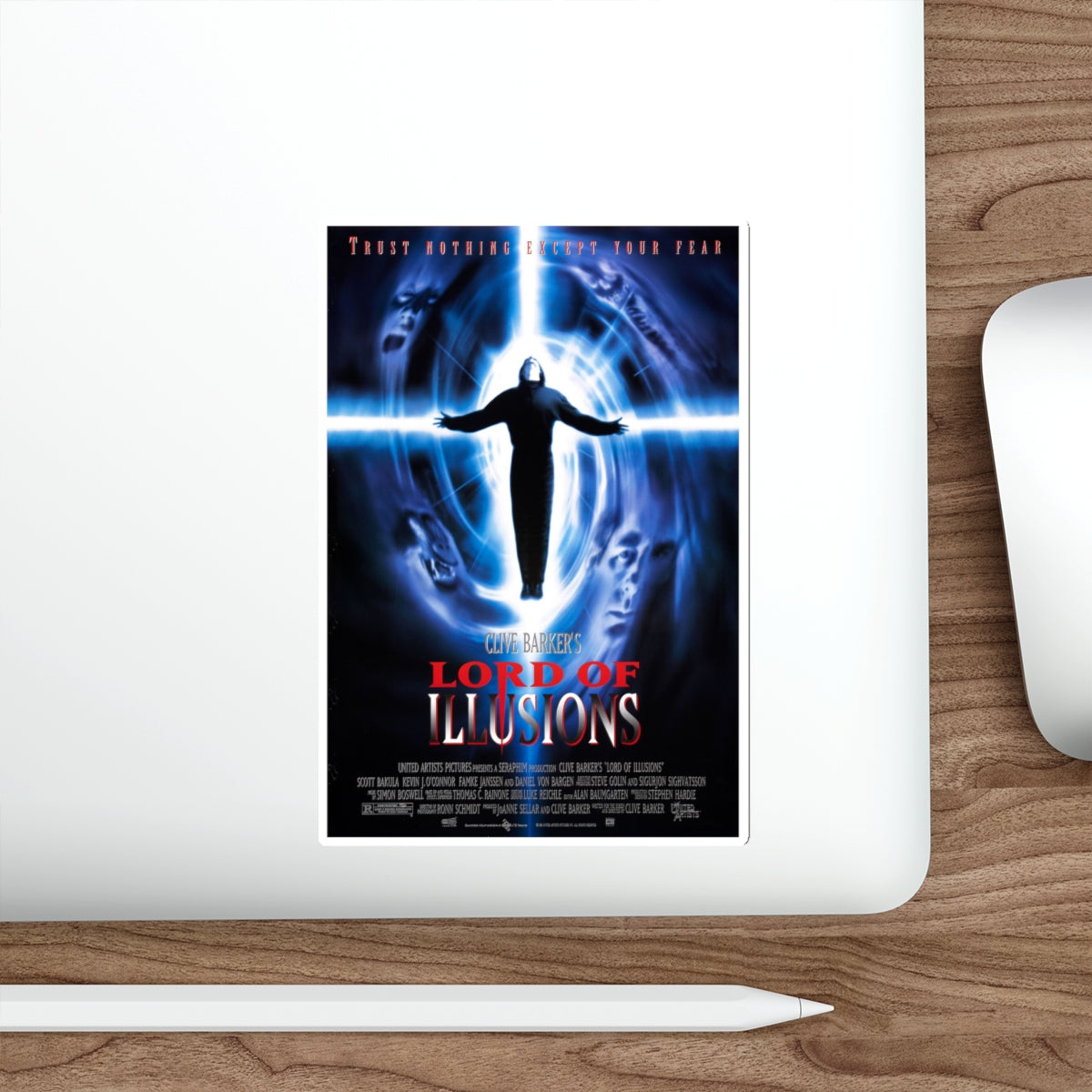 LORD OF ILLUSIONS 1995 Movie Poster STICKER Vinyl Die-Cut Decal-The Sticker Space