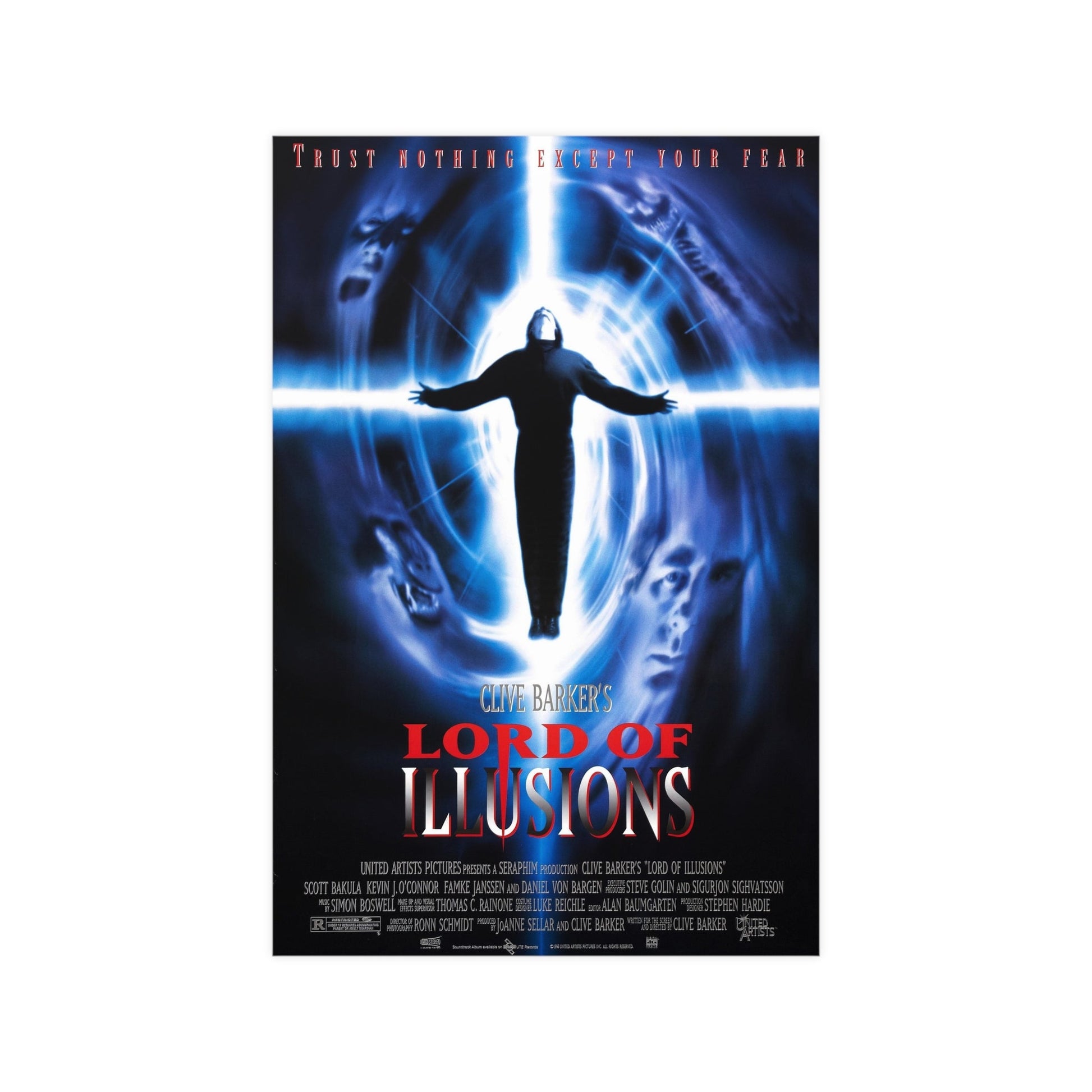 LORD OF ILLUSIONS 1995 - Paper Movie Poster-12″ x 18″ (Vertical)-The Sticker Space