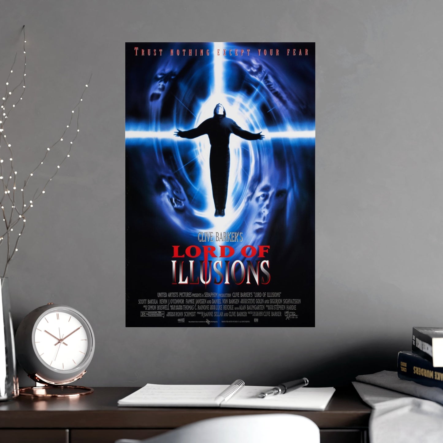 LORD OF ILLUSIONS 1995 - Paper Movie Poster-The Sticker Space