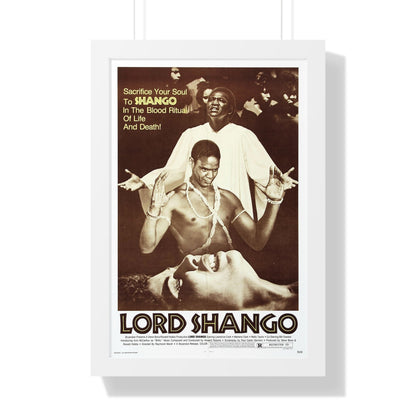 LORD SHANGO 1975 - Framed Movie Poster-16″ x 24″-The Sticker Space